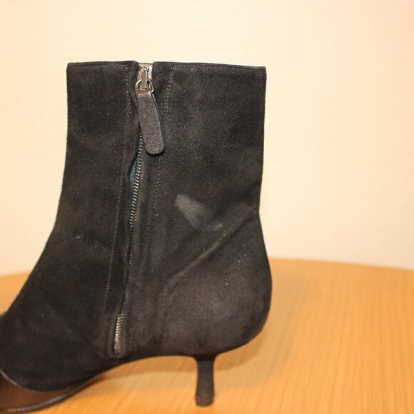 Black Chanel Size 38 Ankle Boots - Picture 5 of 10